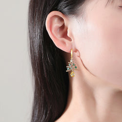 Collection of Colorful Rhinestones Fashion Personality Shining Earrings Gift in a gallery layout