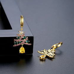 Collection of Colorful Rhinestones Fashion Personality Shining Earrings Gift in a gallery layout