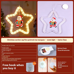 Collection of Christmas Pendant Decoration Christmas Atmosphere Led Lights Led Christmas Star Light Decoration in a gallery layout