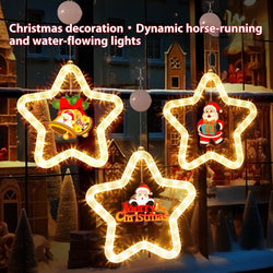 Collection of Christmas Pendant Decoration Christmas Atmosphere Led Lights Led Christmas Star Light Decoration in a gallery layout