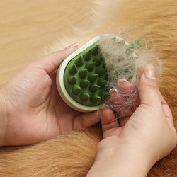 Collection of Soft Silicone Pets Hair Remover Comb Handheld Bath Shower Hair Shampoo Massage Brush in a gallery layout