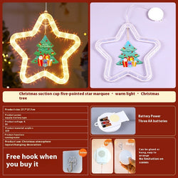 Collection of Christmas Pendant Decoration Christmas Atmosphere Led Lights Led Christmas Star Light Decoration in a gallery layout