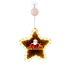 Collection of Christmas Pendant Decoration Christmas Atmosphere Led Lights Led Christmas Star Light Decoration in a gallery layout