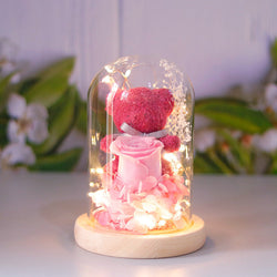 Collection of Bear Glass Cover Ornaments Christmas Valentine' in a gallery layout